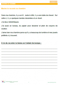 T_F_AE_C3_ECRIRE_Décrire sa chambre_A1