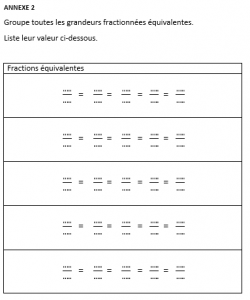 Les fractions équivalentes A2